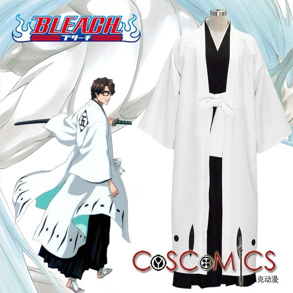 xd826工場直販 高品質 実物撮影 BLEACH ブリーチ 死神 死覇装 隊長 コスプレ衣装 ※番号変更可能