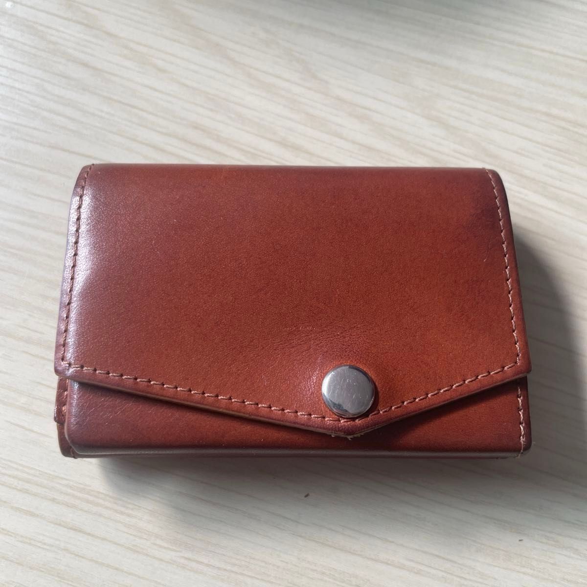 アブラサス(abrAsus) 小さい財布 ブッテーロレザーキャメル アブラサス(abrAsus) 小さい財布 ブッテーロレザーキャメル