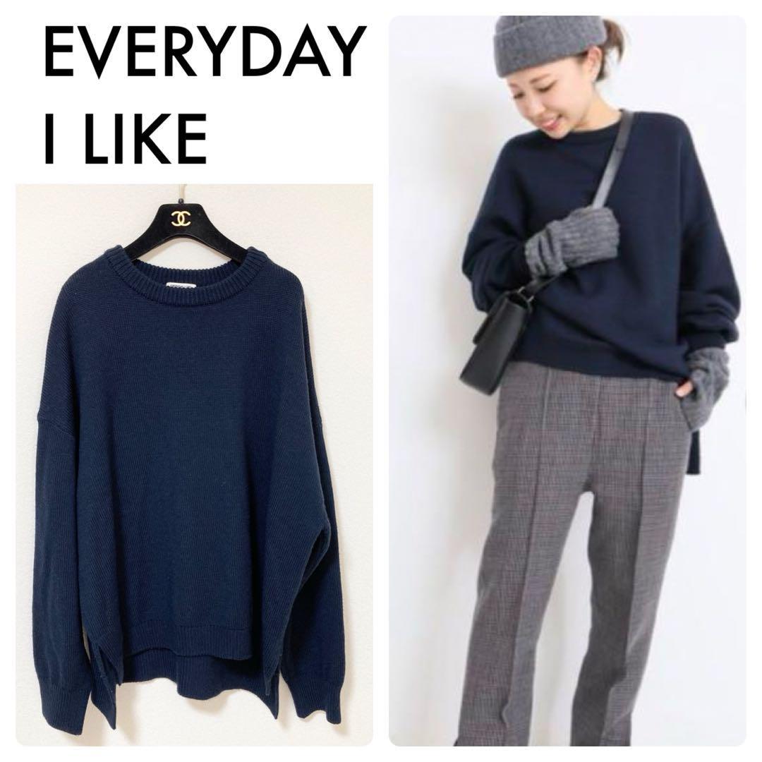 EVERYDAY I LIKE Oversized エブリデイアイライク クルーネック EVERYDAY I LIKE Oversized エブリデイアイライク クルーネック