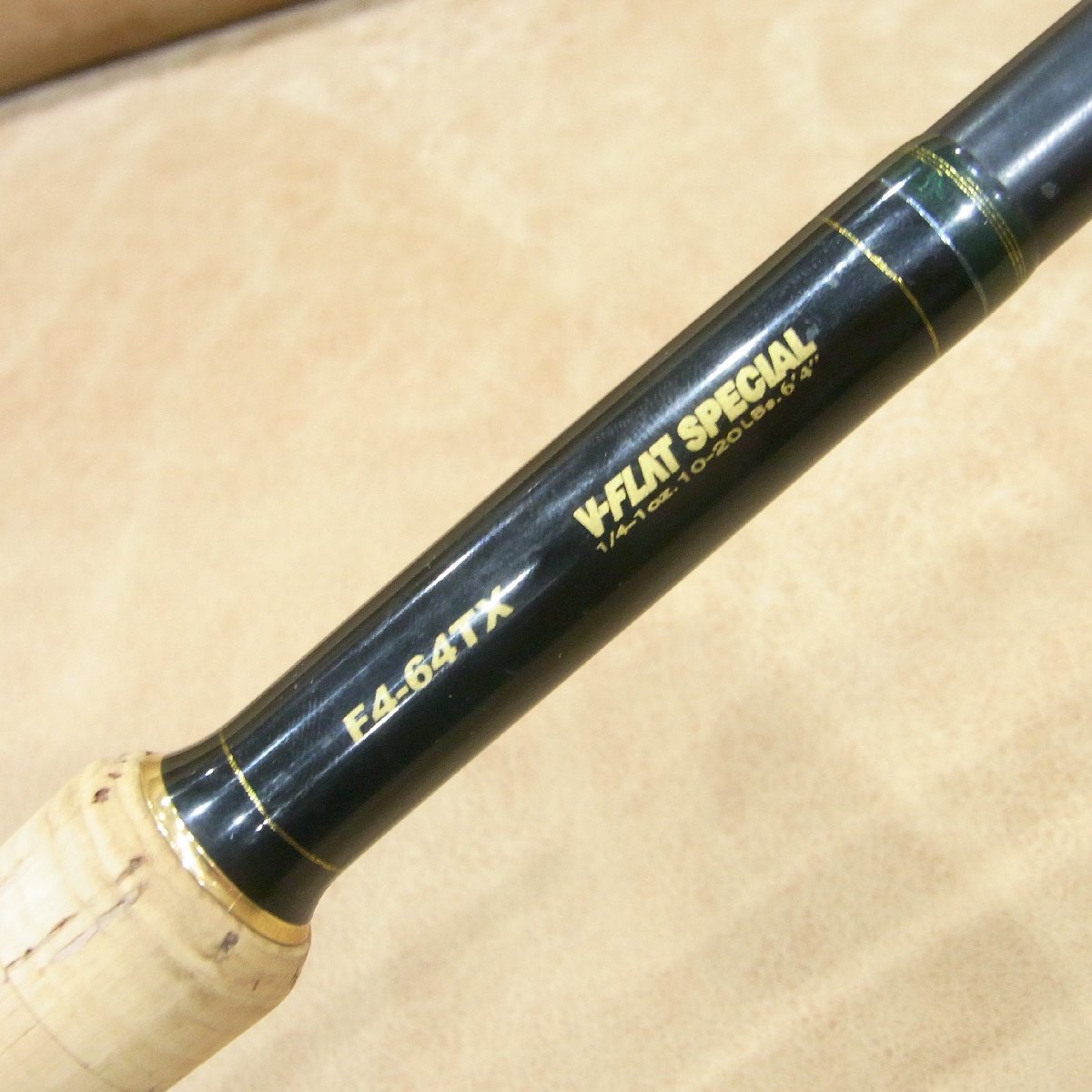 C280T Megabass メガバス DESTROYER デストロイヤー トマホーク F4-64TX Vフラットスペシャル バスロッド ベイトロッド 1ピースロッド_画像8