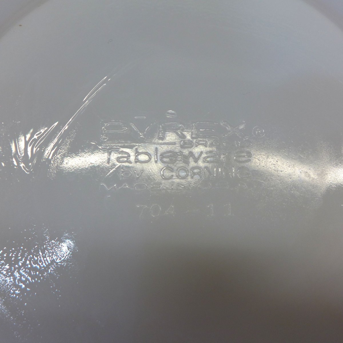 1253 PYREX パイレックス DECOR デコール Fire-King 350 ビンテージ コレクション USA製 アメリカ スープ皿 パスタ皿1枚 プレート9枚の画像8