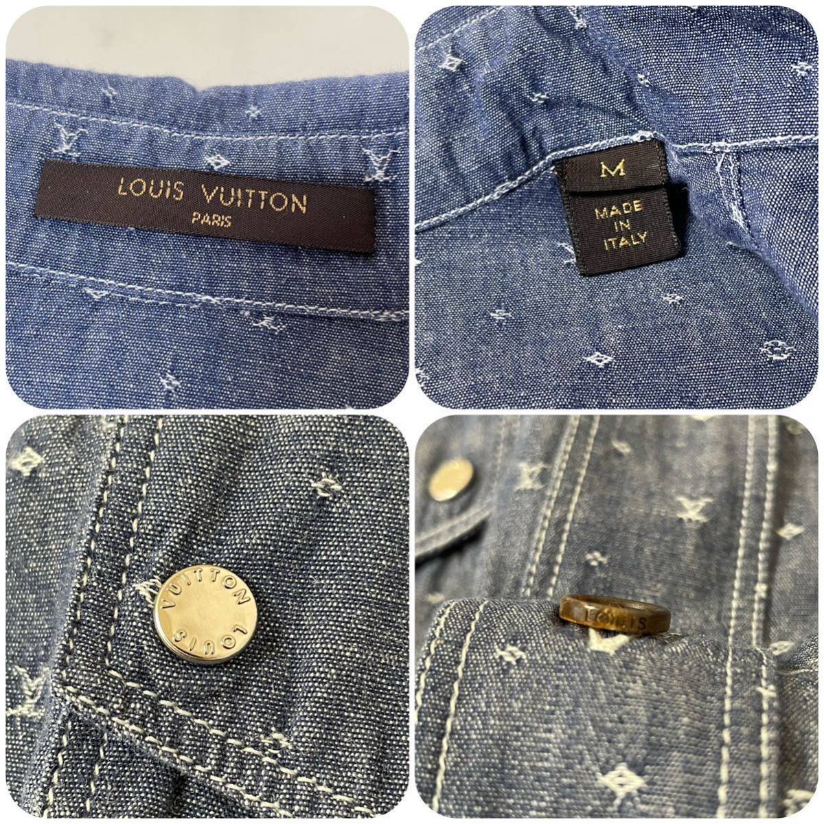 極美品/L相当☆ LOUIS VUITTON ルイヴィトン LVロゴボタン 極美品/L相当☆ LOUIS VUITTON ルイヴィトン LVロゴボタン
