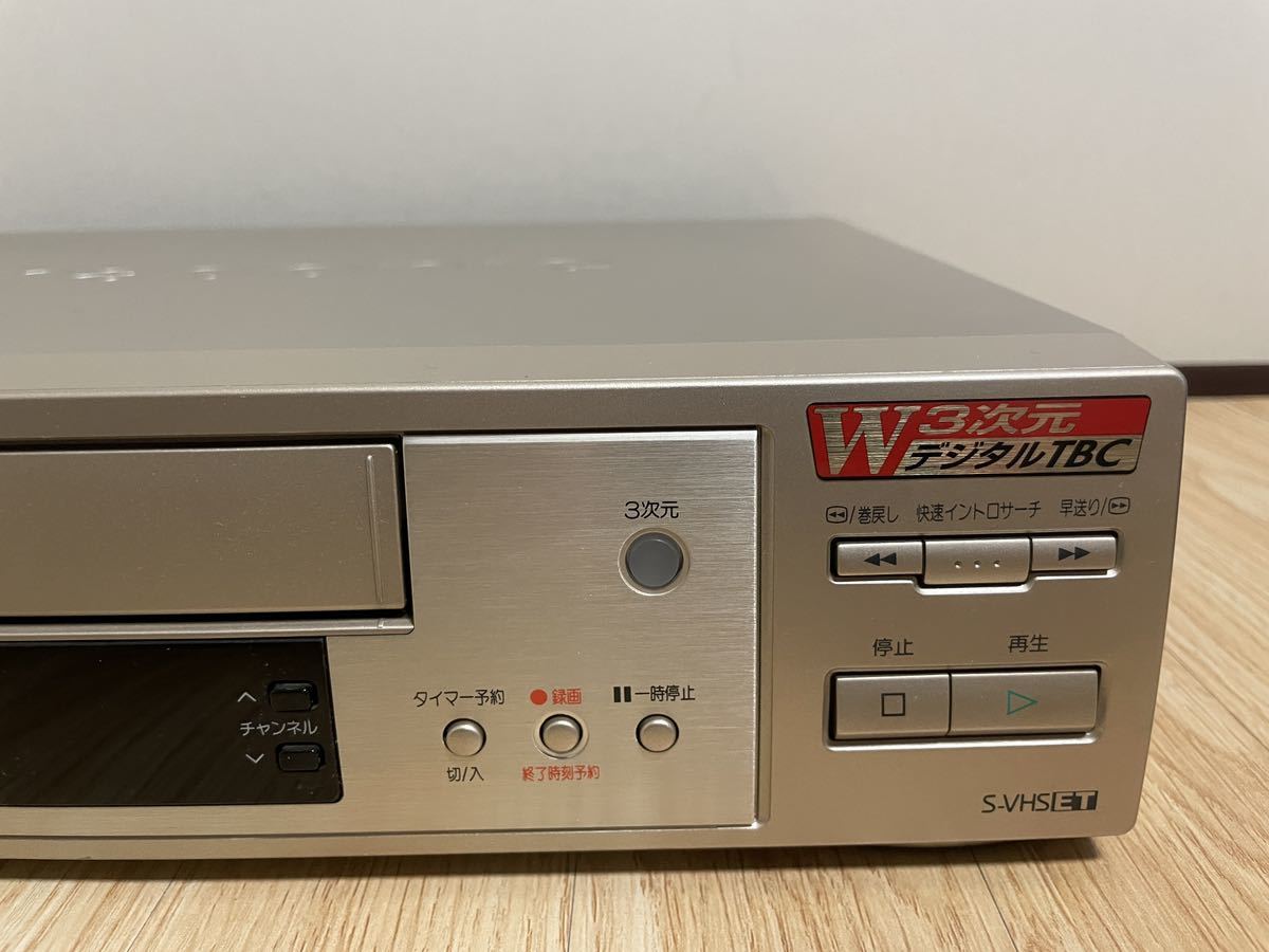 Panasonic パナソニック NV-SB770 S-VHS ビデオデッキ 通電確認済み現状品　1999年製_画像4