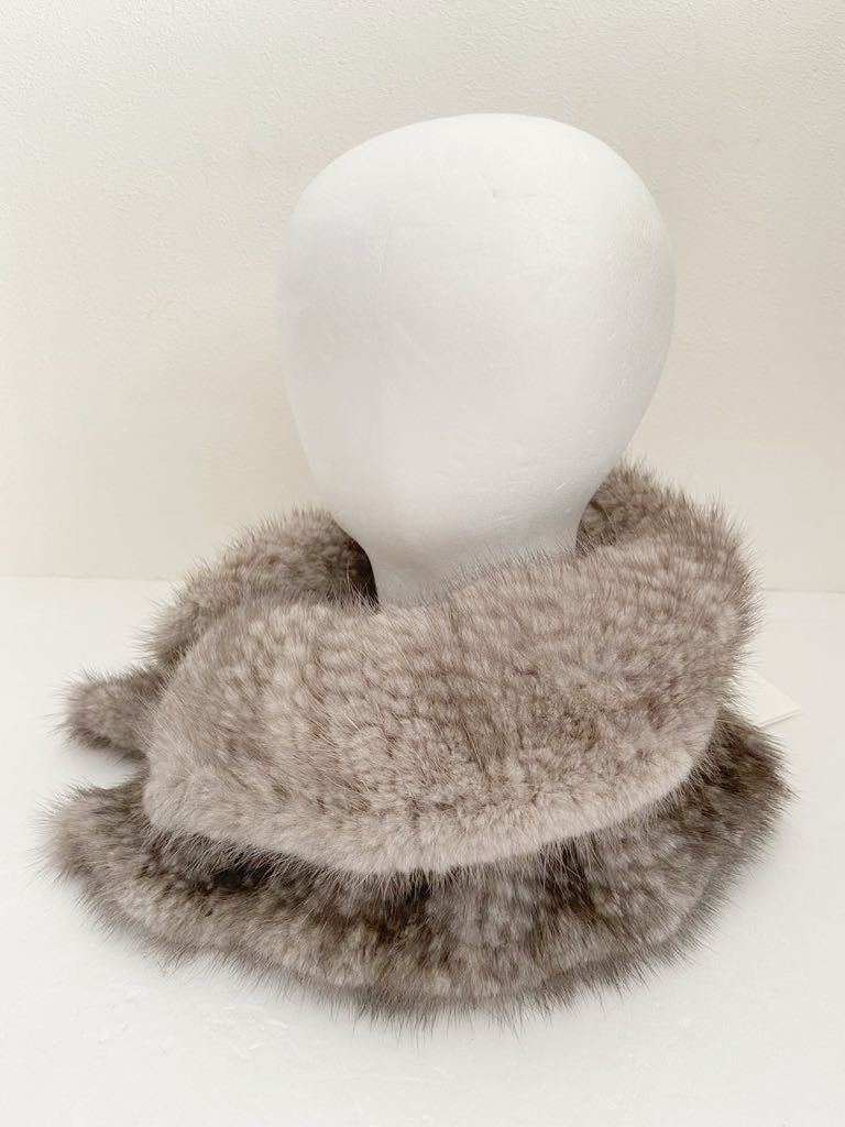 タグ付き WEEKEND MAX MARA ミンクファー 毛皮 ネックウォーマー タグ付き WEEKEND MAX MARA ミンクファー 毛皮 ネックウォーマー