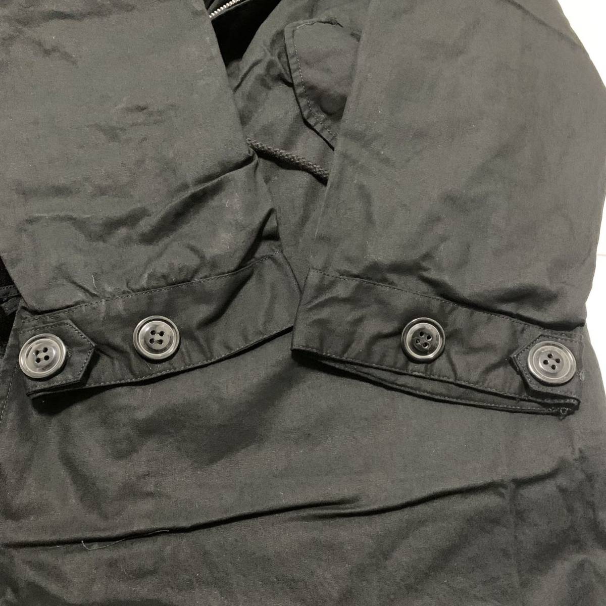 未使用 税抜17,800円 HOUSTON M-51 PARKA フィッシュテールパーカ 黒 S モッズコート ヒューストン 米軍_画像9