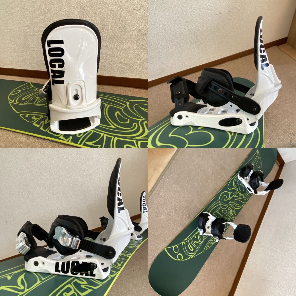 人気 【超美品】hummingbird スノーボードセット/ビンディング 人気 【超美品】hummingbird スノーボードセット/ビンディング