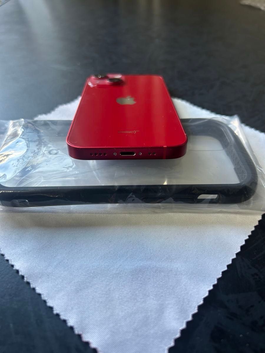 極美品！　iPhone 13 mini 128GB （PRODUCT）RED SIMフリー　付属品未使用