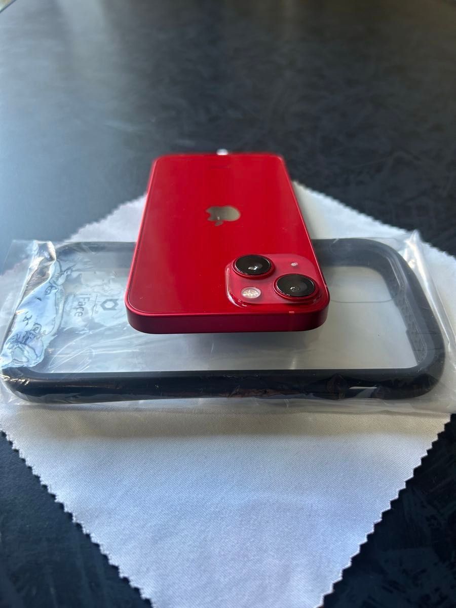 極美品！　iPhone 13 mini 128GB （PRODUCT）RED SIMフリー　付属品未使用