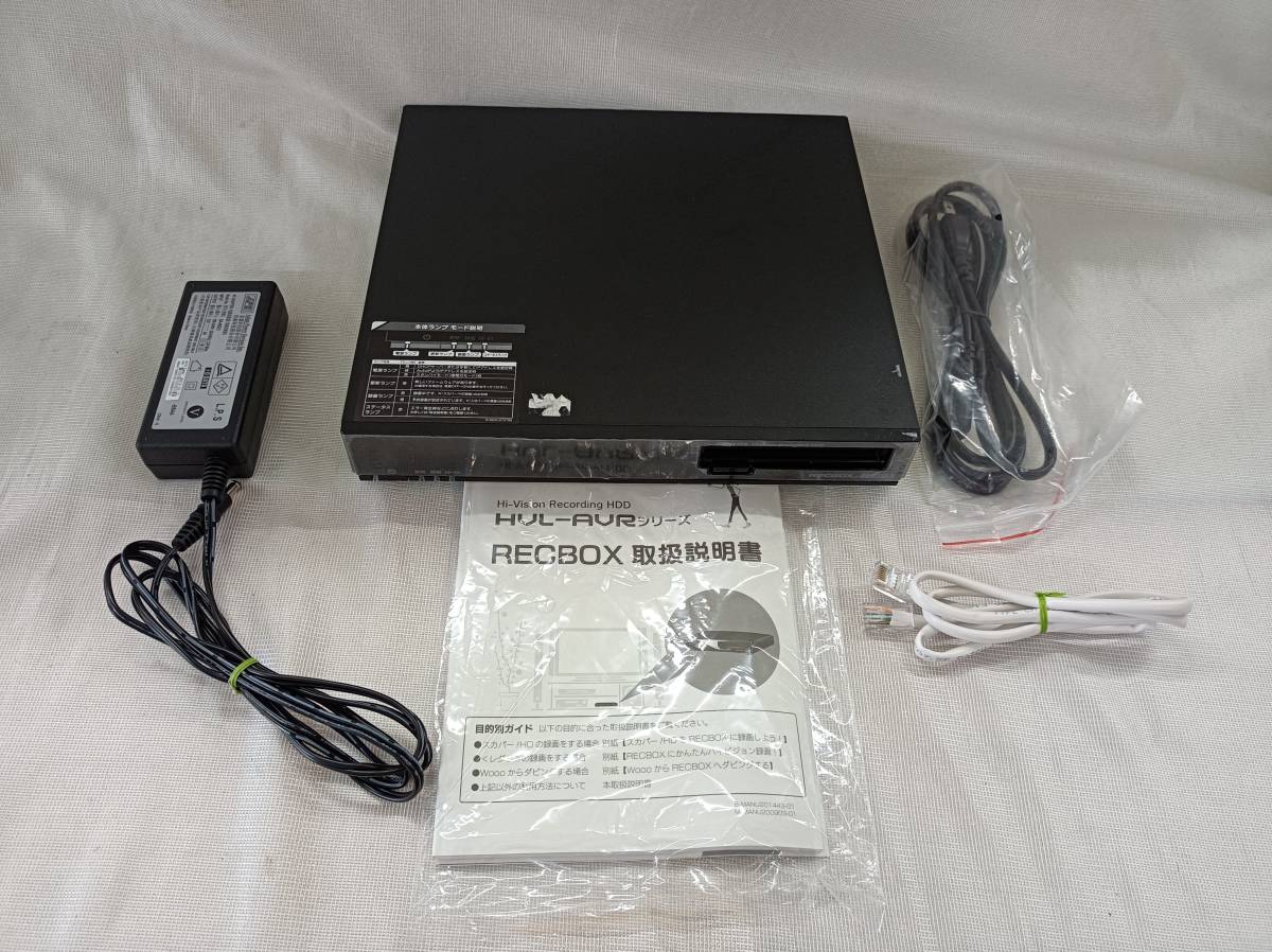 QAZ12571★I-O DATA アイ・オー・データ DTCP-IP対応 ハイビジョンレコーディング 1.0TB HD RECBOX HVL-AVR iVDR対応 REC-INスロット搭載_画像1