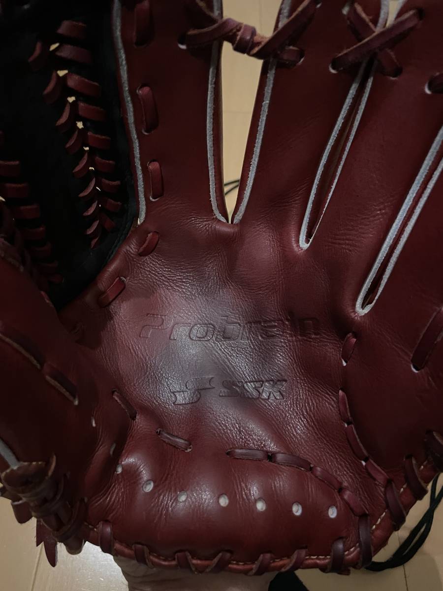 9030円 プロブレイン 硬式内野手用 ワインレッド 限定日本製 9030円 プロブレイン 硬式内野手用 ワインレッド 限定日本製