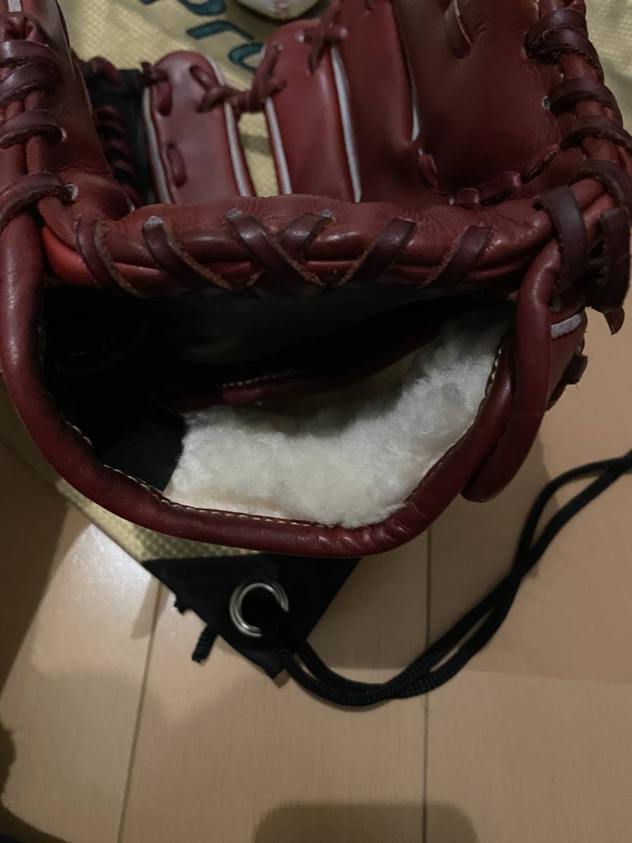 9030円 プロブレイン 硬式内野手用 ワインレッド 限定日本製 9030円 プロブレイン 硬式内野手用 ワインレッド 限定日本製