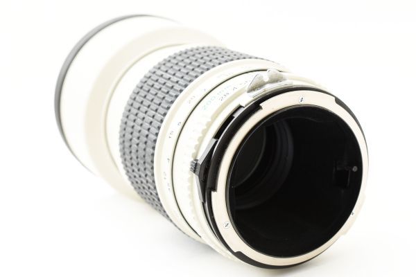 完動美品 Mamiya Apo 200mm F2.8 MF Tele Lens 中判用 大口径 単焦点 望遠 レンズ マミヤ M645 フード組込式 保護フィルター付 銘玉 #5041_画像5