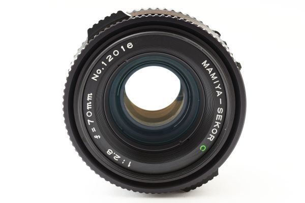 [Rank:AB] 完動美品 Mamiya-Sekor C 70mm F2.8 MF Lens 中判用 単焦点 レンズ / マミヤ M645 希少銘玉 シャッター全速OK 動作良好 #5042_画像2