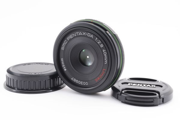 完動美品 Pentax Smc Pentax-DA 40mm F2.8 Limited AF Pancake Lens 単焦点 標準 パンケーキレンズ ペンタックス K Mount 超薄型 #8870_画像1