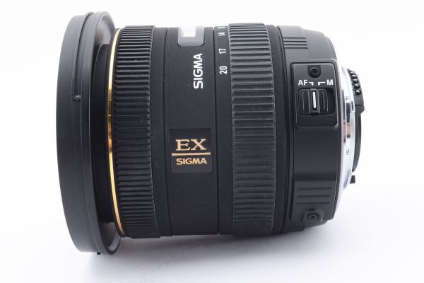 [Rank:C] Sigma 10-20mm F3.5 DC AF Ultra Wide Zoom Lens 大口径 超広角 ズームレンズ / ニコン Nikon F APS-C 撮影可 ※訳有品 #1607_画像6