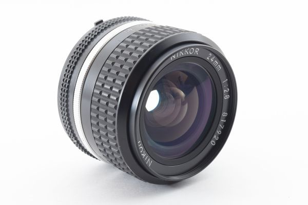 [Rank:AB] 完動美品 Nikon Ai-s Nikkor 24mm F2.8 MF Wide Lens 大口径 単焦点 広角 レンズ / ニコン F Mount 一眼レフ用交換レンズ #6175_画像3