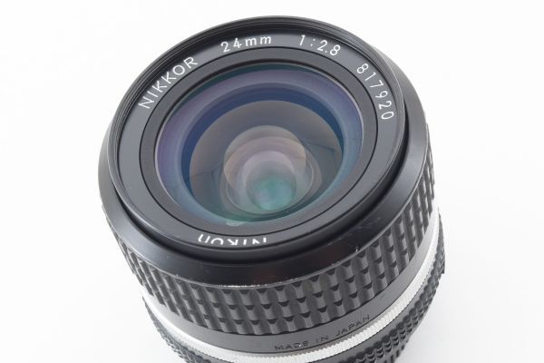 [Rank:AB] 完動美品 Nikon Ai-s Nikkor 24mm F2.8 MF Wide Lens 大口径 単焦点 広角 レンズ / ニコン F Mount 一眼レフ用交換レンズ #6175_画像10