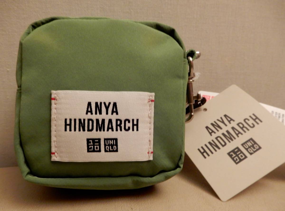 [USA*Anya Hindmarch x UNIQLO* Anya Hindmarch x Uniqlo (USA)]pa Cub ru сумка * ограничение сотрудничество * eko большая сумка * зеленый 