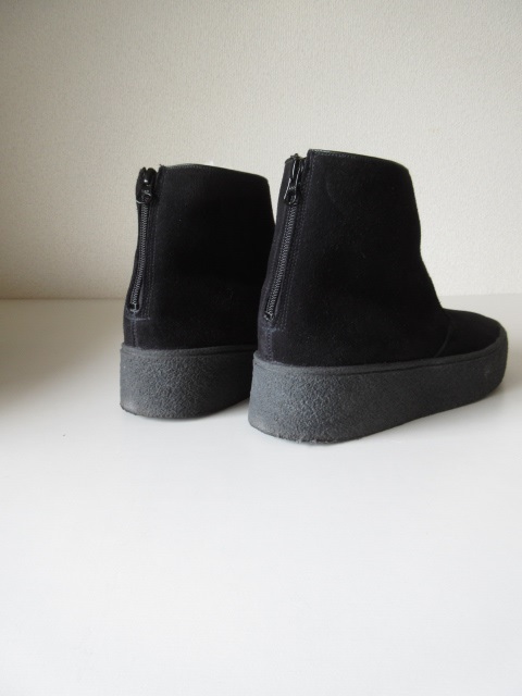 2022 SANDERS / サンダース 1828BS Cow Suede Curling Boots BLACK 5H/24.0-24.5 / レディース ブーツ シューズ_画像3