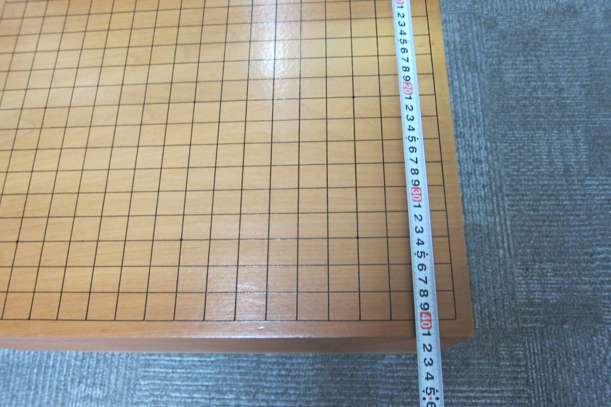 碁盤 囲碁 囲碁セット 木製 アンティーク コレクション テーブルゲーム 碁石なし 【15】の画像6