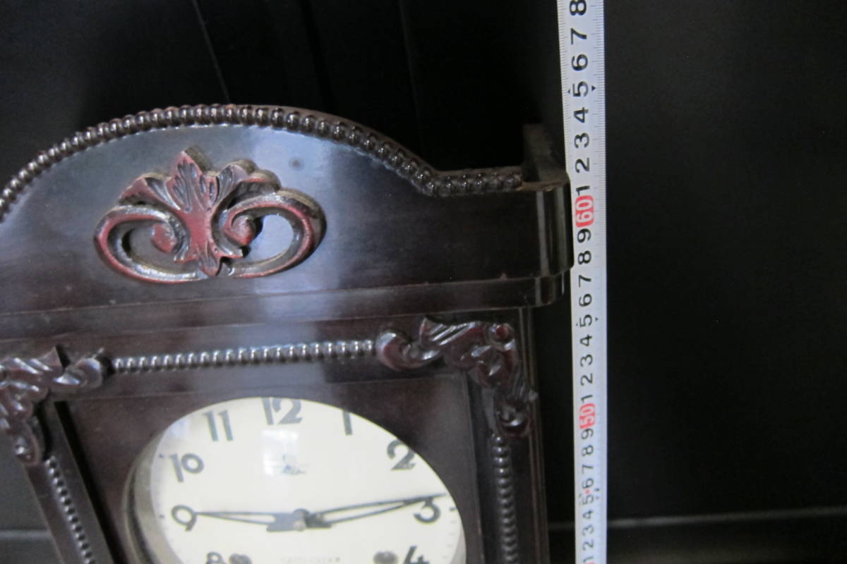 SATOCLOCK 掛け時計 時計 振り子時計 レトロ アンティーク インテリア コレクション ジャンク 【19】の画像8
