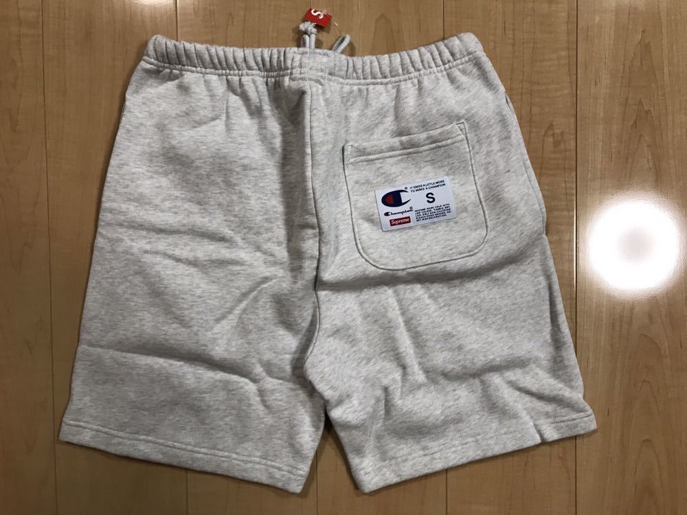 上下 セットアップ Supreme × Champion 18SS Hooded Sweatshirt & Sweatshort Ash Grey Small 国内正規 新品 シュプリーム パーカー 灰 S 上下 セットアップ Supreme × Champion 18SS Hooded Sweatshirt & Sweatshort Ash Grey Small 国内正規 新品 シュプリーム パーカー 灰 S
