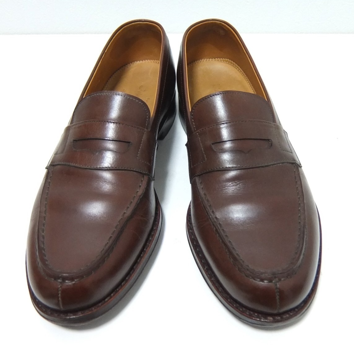 ja Ran потертость waya Loafer чай 8 кожа обувь Brown JALAN SRIWIJAYA 98589 18045