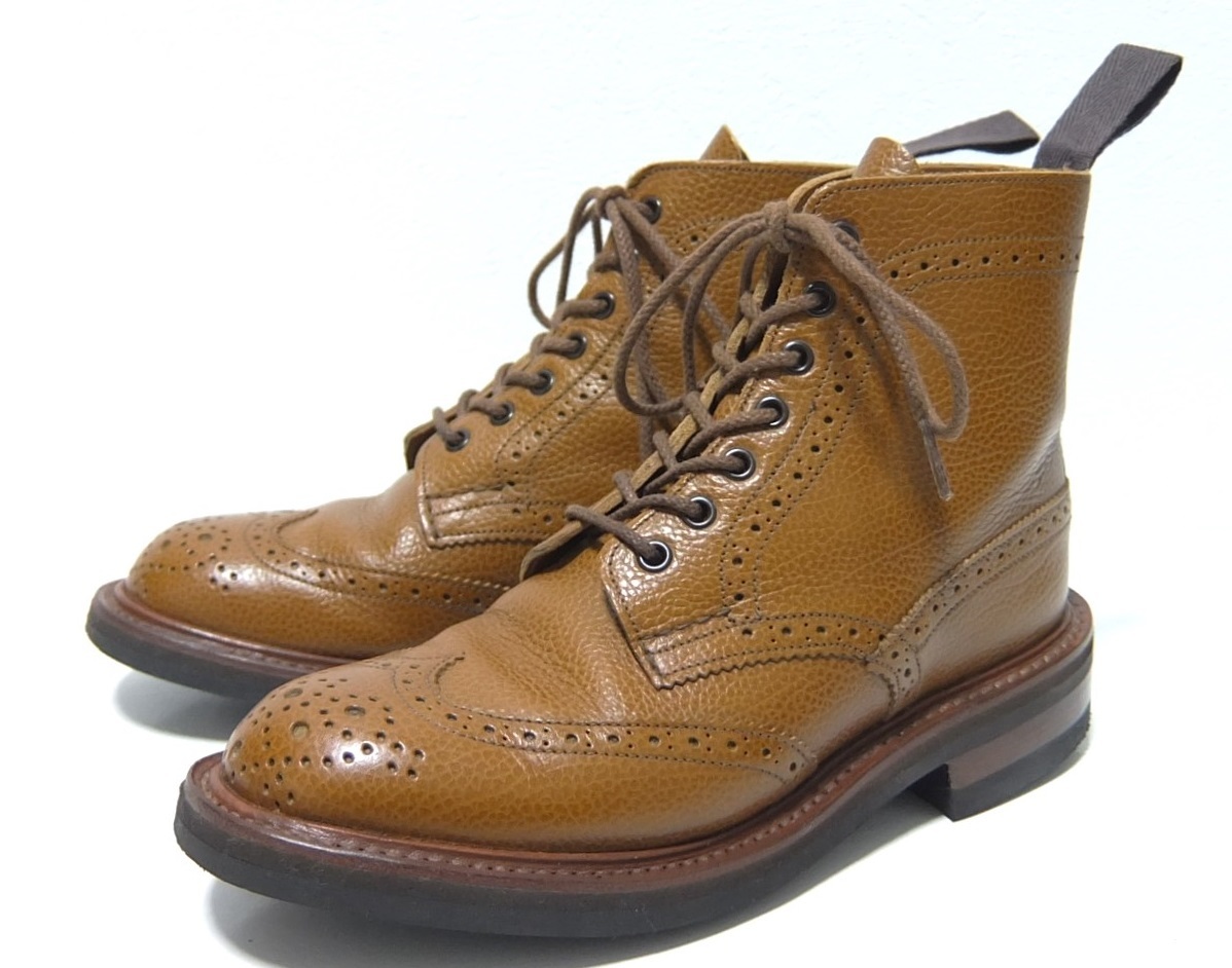 Tricker's トリッカーズ L5411D レディース カントリーブーツ 茶 ４1/2-4 レザーブーツ イングランド製 4.5_画像2