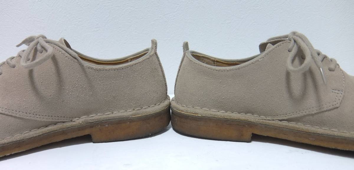 クラークス デザートブーツ ローカット サンドベージュ UK７1/2 スエード Clarks Desert Boot 7.5_画像6