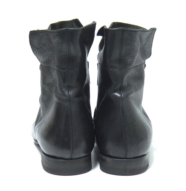 FIORENTINI BAKER サイドジップ レザーブーツ 黒 40 フィオレンティーニ ベイカー イタリア製_画像5