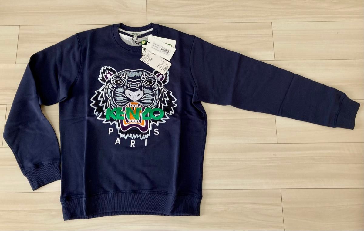 タグ付 新品未使用品【KENZO ケンゾー】 スウェット ネイビー S タグ付 新品未使用品【KENZO ケンゾー】 スウェット ネイビー S