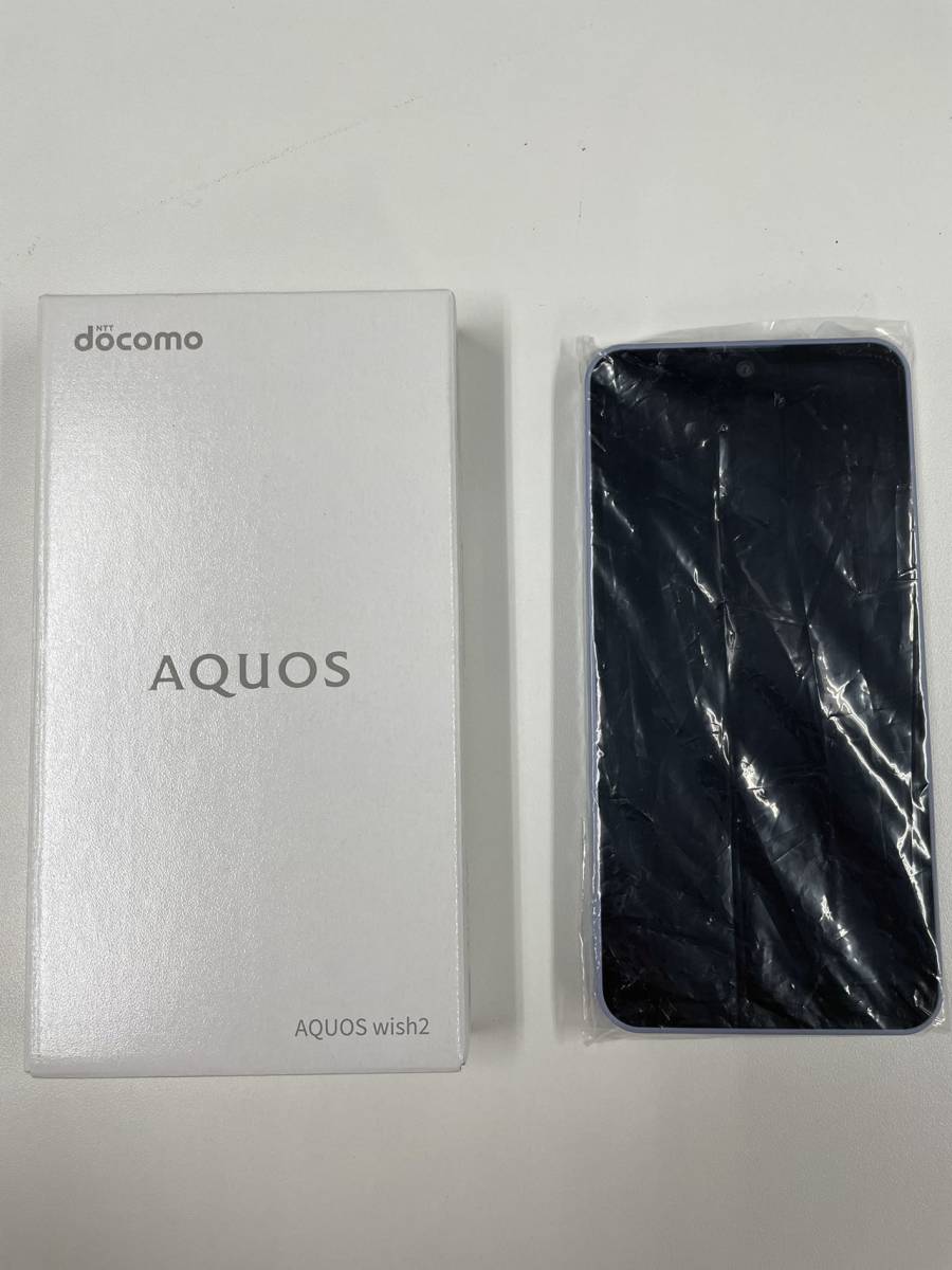 訳あり新品未使用　docomo AQUOS wish2 SH-51C ブルー　SIMロック解除済 SIMフリー_画像1