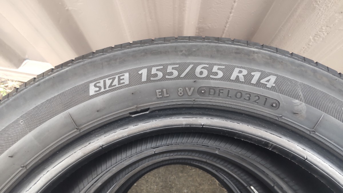 ブリジストン　ネクストリー　155/65Ｒ14　4本　2021年製　　_画像4