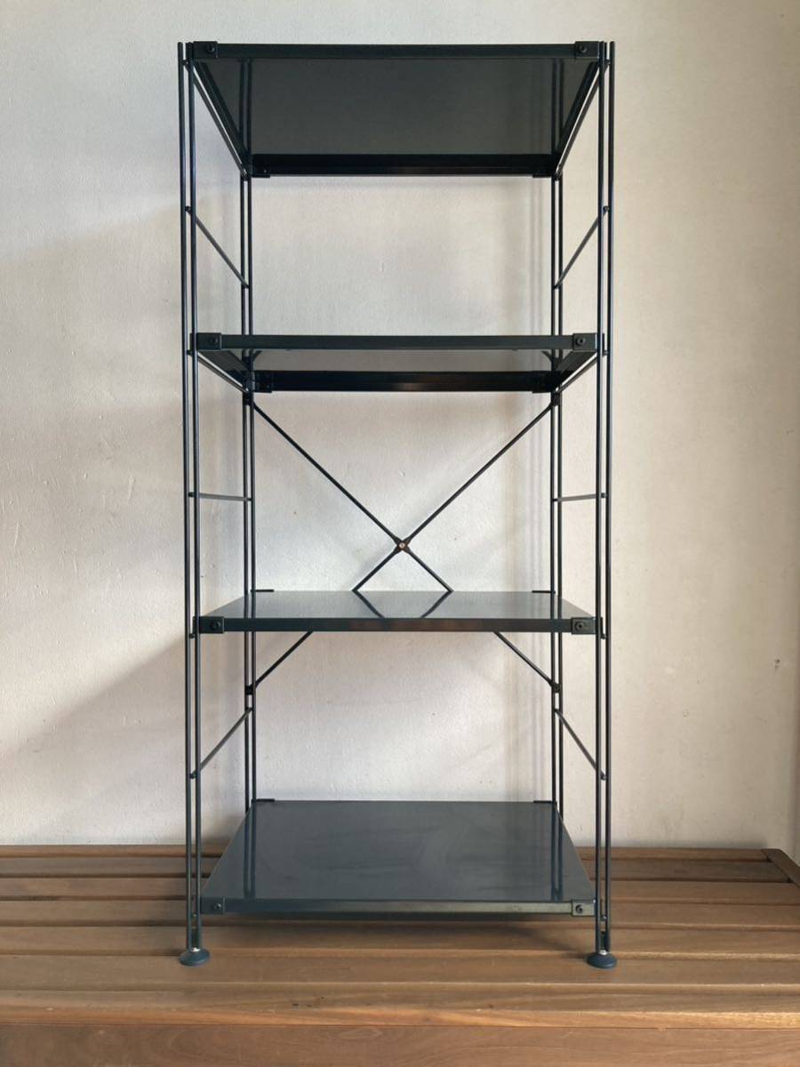 MUJI 無印良品 スチールユニットシェルフ・スチール棚セット・中 MUJI 無印良品 スチールユニットシェルフ・スチール棚セット・中