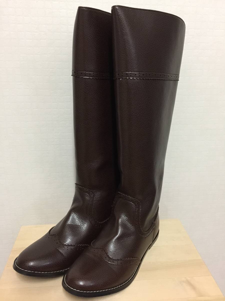  Katty * long boots *L size * new goods * brown group * region limitation courier service carriage free 