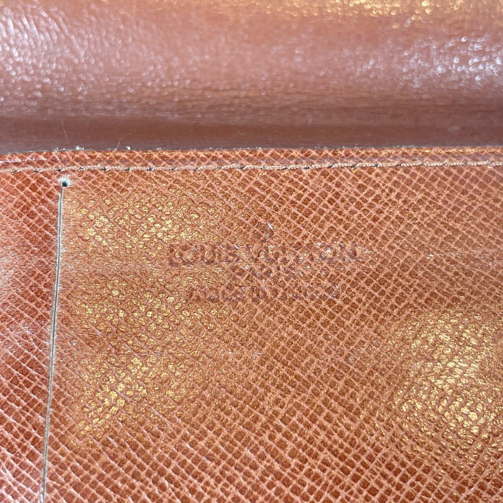 １円～　LOUIS　VUITTON　ルイヴィトン　長財布　M62223　ポルト・シェキエ・ダブル　モノグラム　ブラウン　863ET　ロングウォレット_画像10