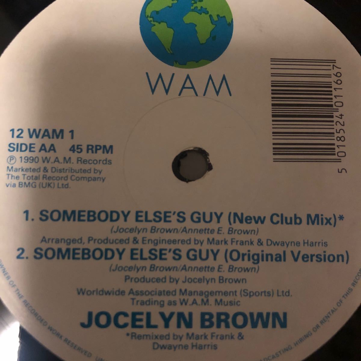 12’ Jocelyn Brown-Somebody else’s guy (new club mix)_画像2