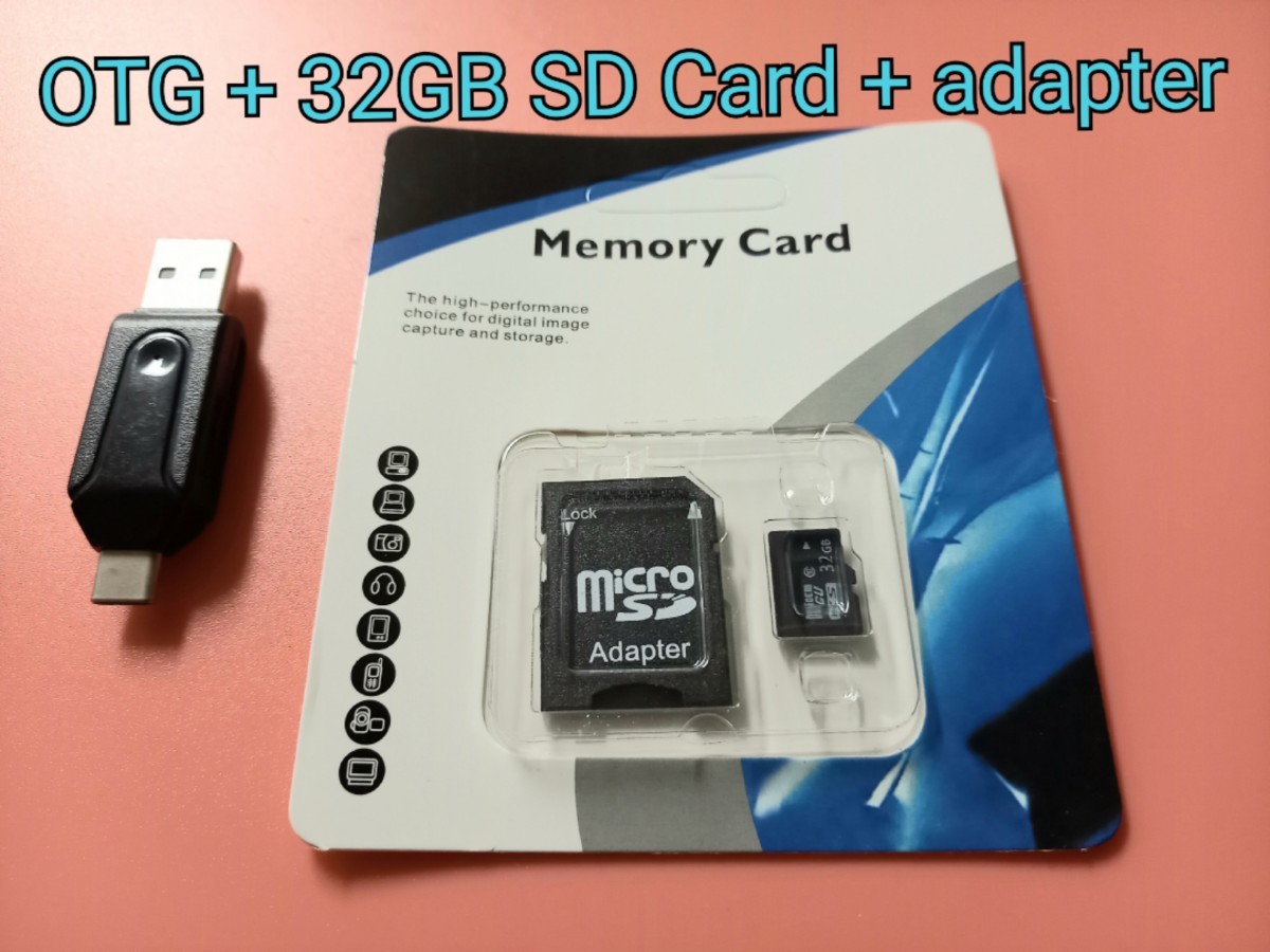 Micro SD メモリーカード 32GB+OTG_画像1