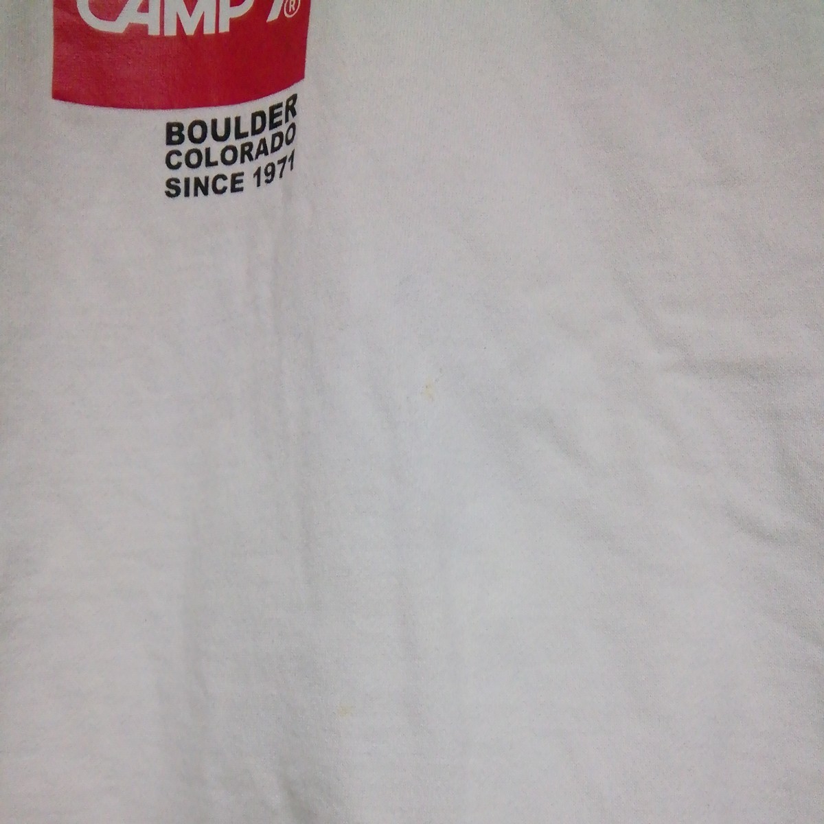 ★【古着】CAMP7(キャンプ7)　トレーナー　Lサイズ　白　_画像3