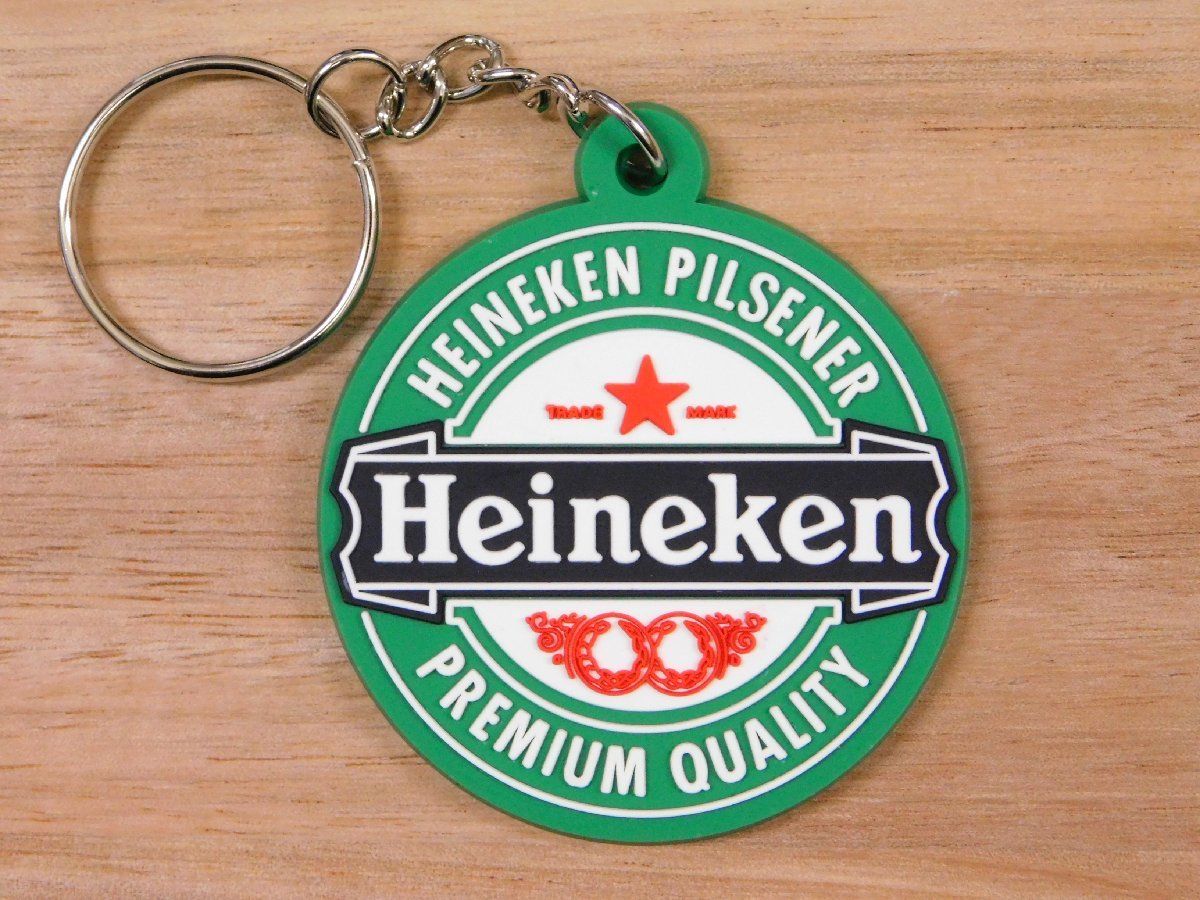 【Heineken・ハイネケン】※《企業ロゴ・ラバーキーホルダー》　アメリカン雑貨　キーリング　RC060_画像2