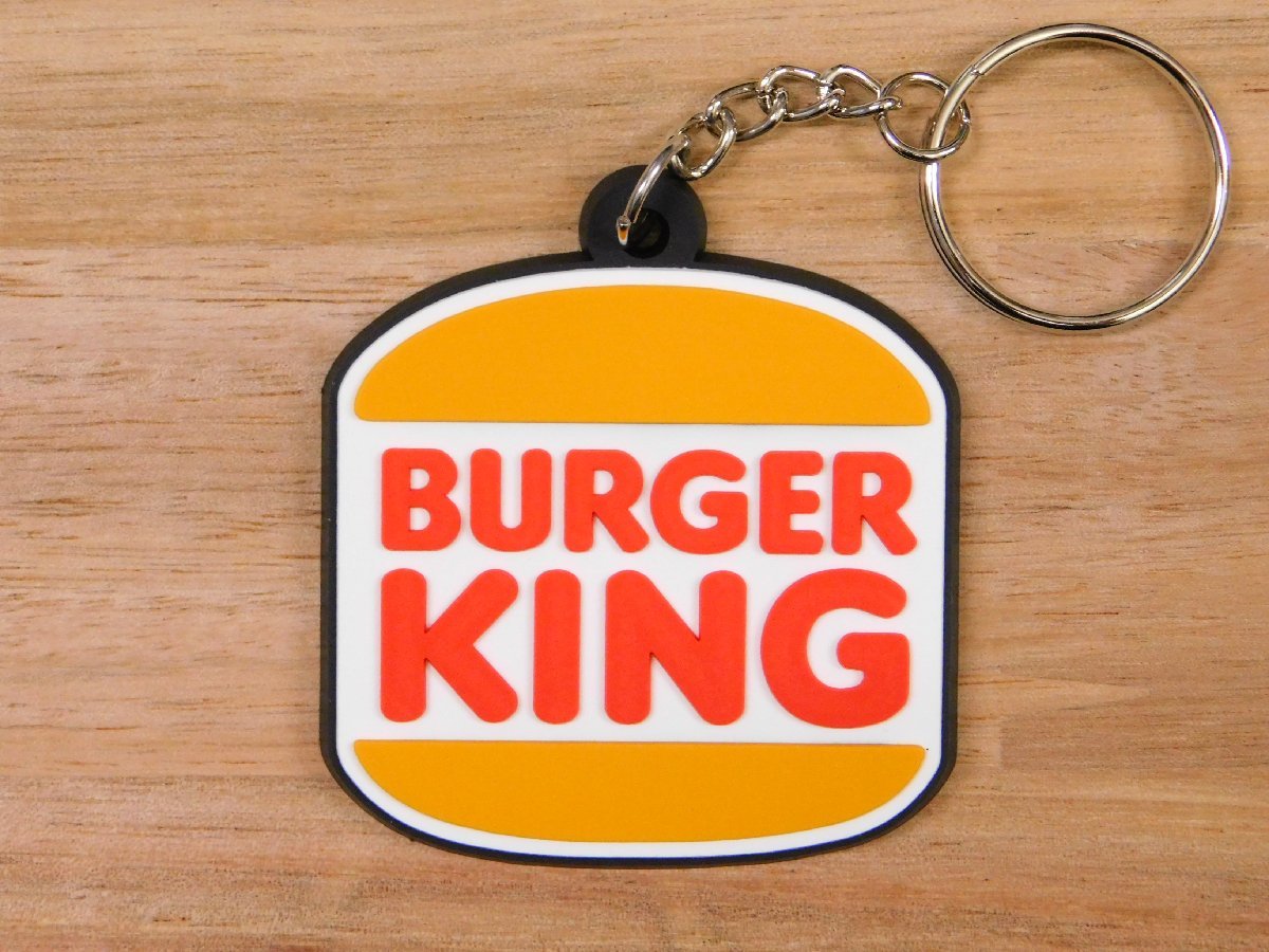 【BURGER KING・バーガーキング】※《企業ロゴ・ラバーキーホルダー》 アメリカン雑貨 キーリング RC031の画像2