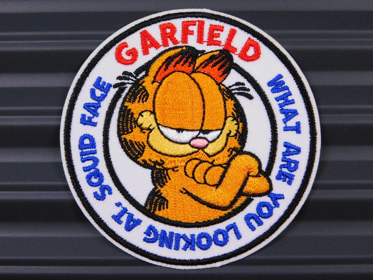 送料\84【GARFIELD・ガーフィールド】※《アイロン刺繍ワッペン》 アメリカン雑貨 刺繍ワッペン アイロンワッペン ⑤の画像2