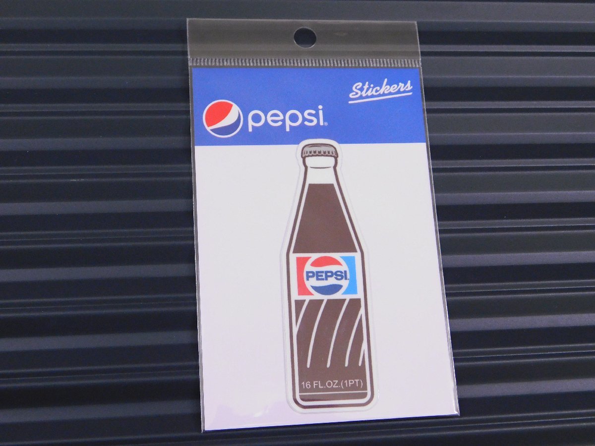 【ＰＥＰＳＩ・ペプシ】※《レトロボトルステッカー／サイズ89×28mm》　７１～８７年代ロゴ　ペプシコーラ　ステッカー_画像3