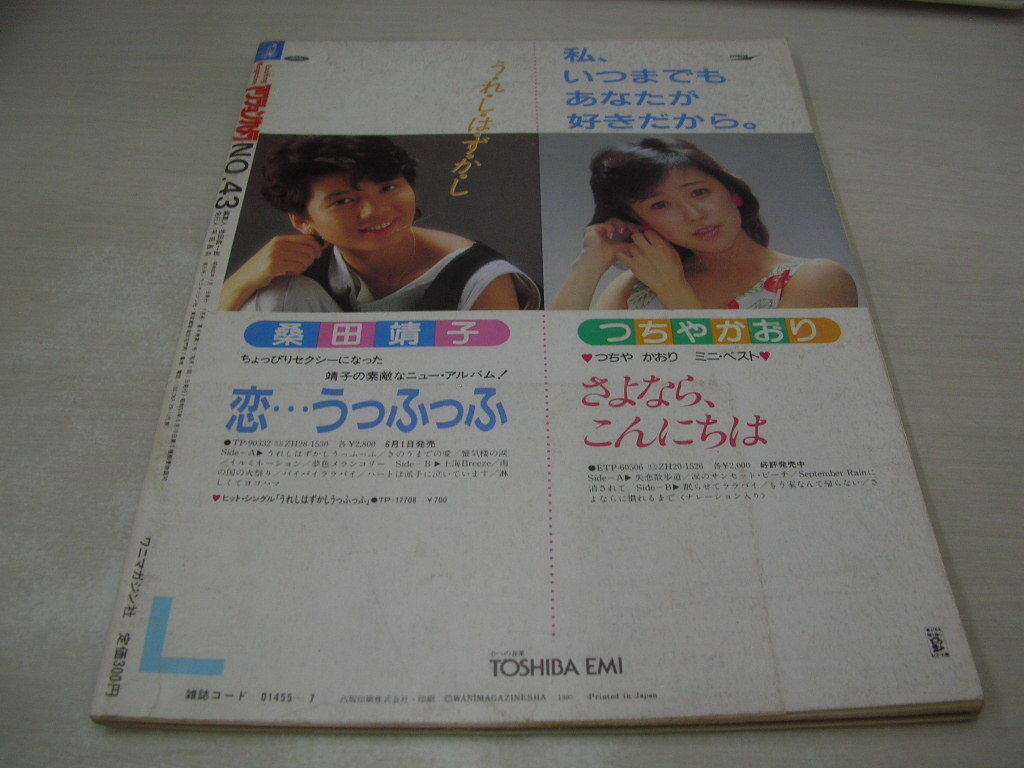 アクションカメラ　NO.43　1985年7月号　菊地桃子 表紙　斉藤由貴　岡田有希子　本田美奈子　成清加奈子　野村真美　紅白大運動会_画像3