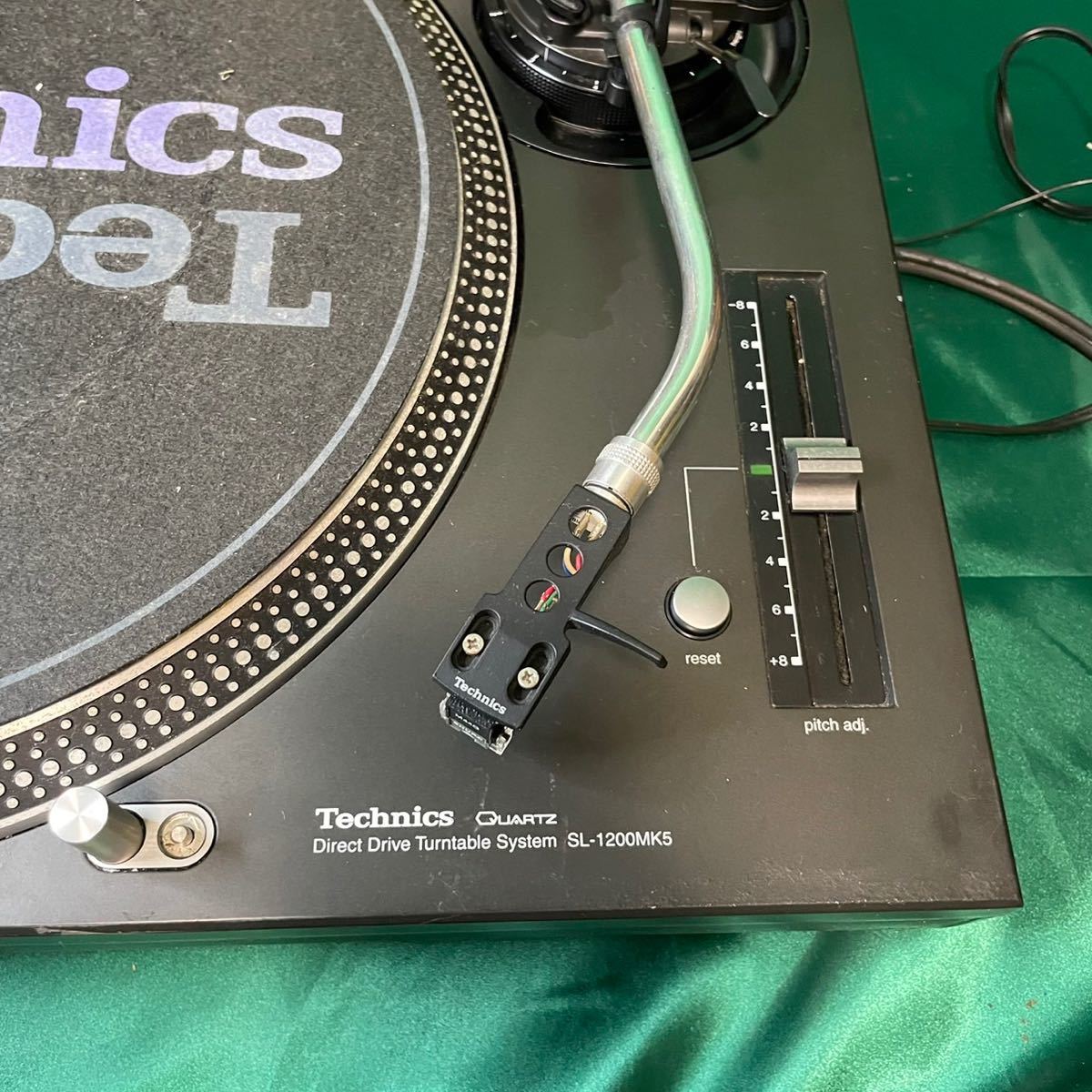 Technics SL-1200MK5 ターンテーブル テクニクス QUARTZ レコードプレーヤー 音響機材 オーディオ DJ_画像4