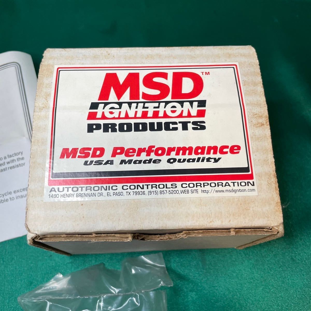 未使用!? MSD IGNITION PRODUCTS パーツNo.8204 イグニッションコイル バイク部品 点火系 キノクニ モーターサイクルコイルの画像5