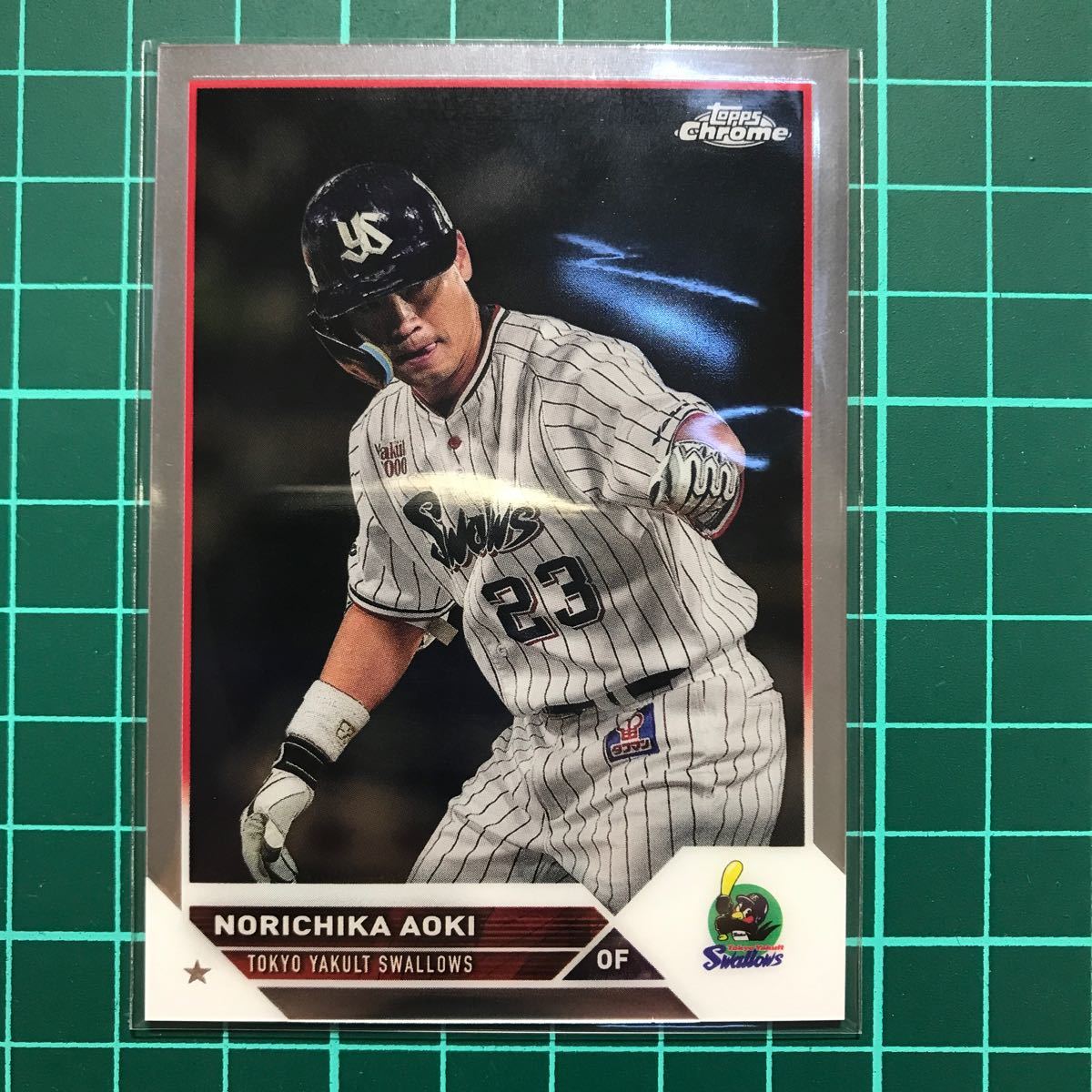 青木宣親 2023 Topps Chrome NPB ベースカード 東京ヤクルトスワローズの画像1