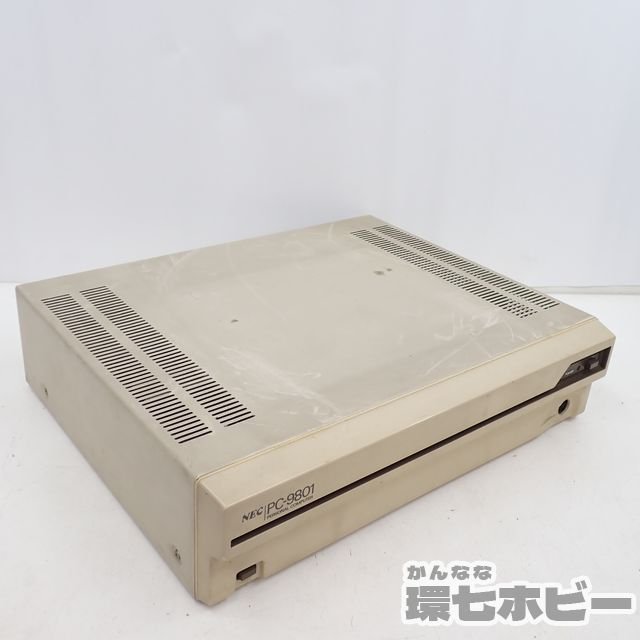 MA17◆NEC パーソナルコンピューター PC-9801 本体 キーボード 箱痛み大 通電OK 動作未確認/マイコン パソコン 旧型PC PC-98 送:-/170_画像5