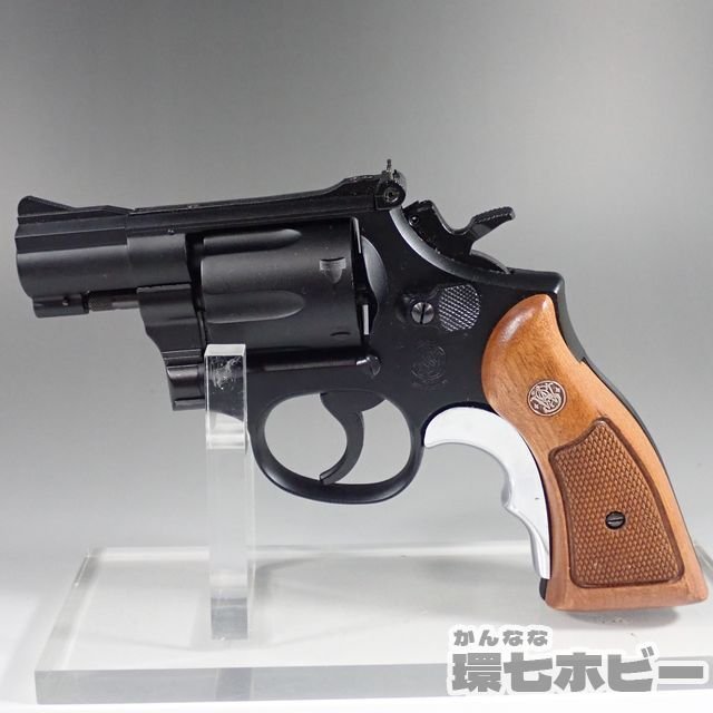 4KB87◆HWS ハートフォード S&W M15? 2インチモデル M19? HW ヘビーウエイト モデルガン SPG規格 動作未確認 木製グリップ ジャンク 送:60_画像1