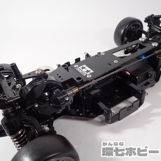 0KJ7◆タミヤ/TAMIYA TA02 シャーシ TP-S3003付 電動RC ラジコン 動作未確認 ジャンク/パーツ カーボン 送:-/80_画像10